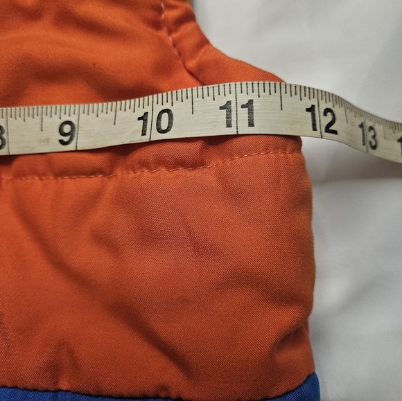 Wonder Kids Boys Orange, Blue And Gray Puffy Vest With Full Zipper Size 3T - Picture 7 of 10